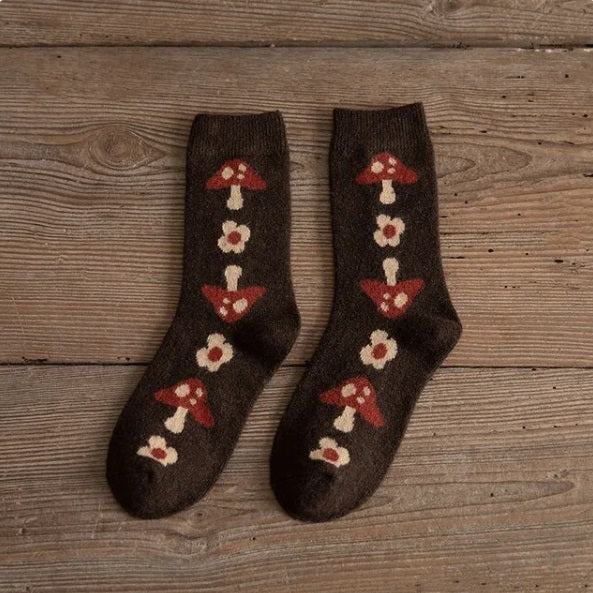 Autumn fruits socks