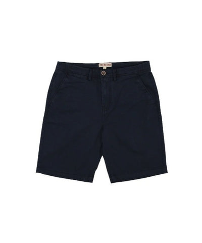 Bermudas azules clásicas de algodón