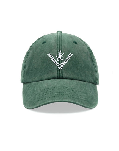 Gorra algodón lavado verde Byron Becquer