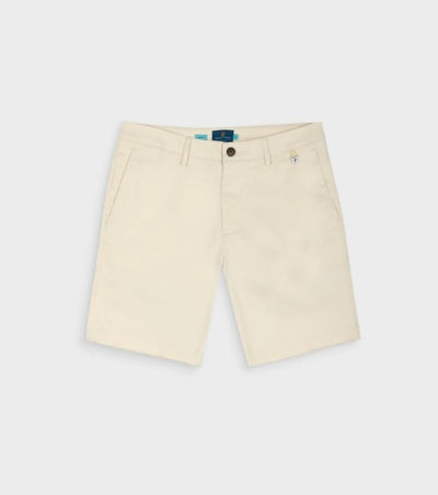 Bermudas blanco roto clásicas de algodón