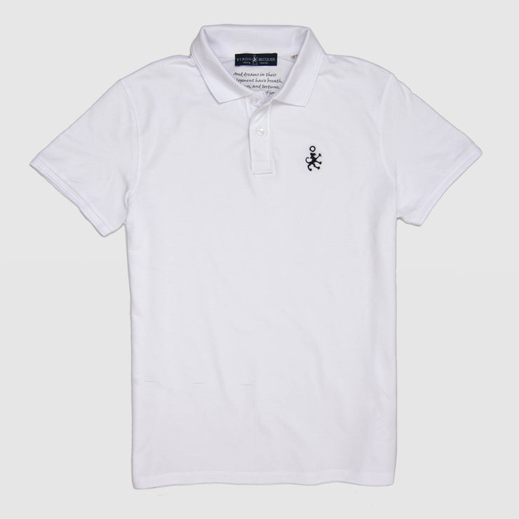 Letters white Poloshirt