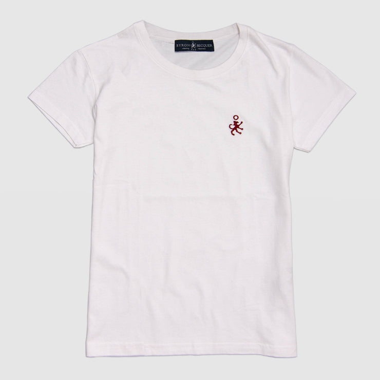 T-Shirt BB. White/Ruby