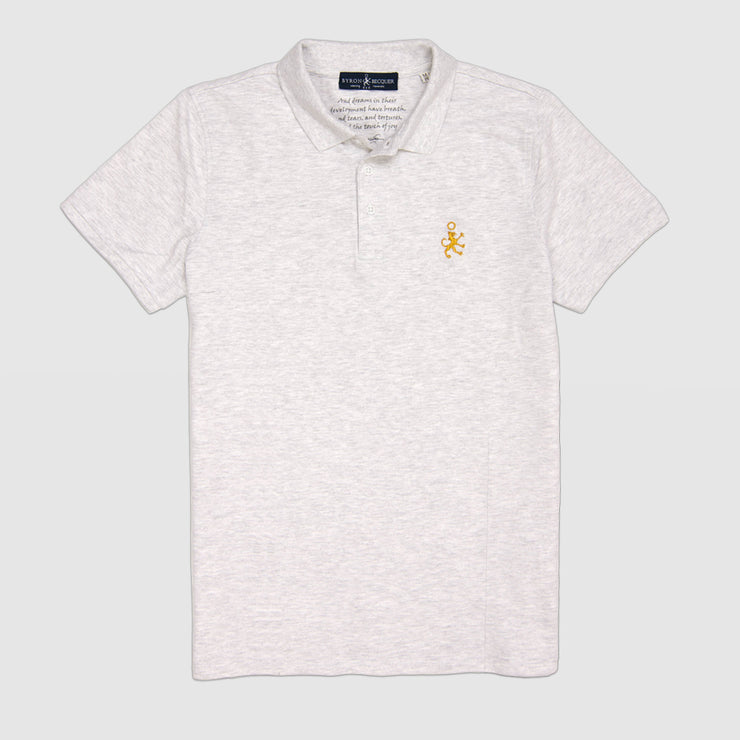 Letters pale Poloshirt