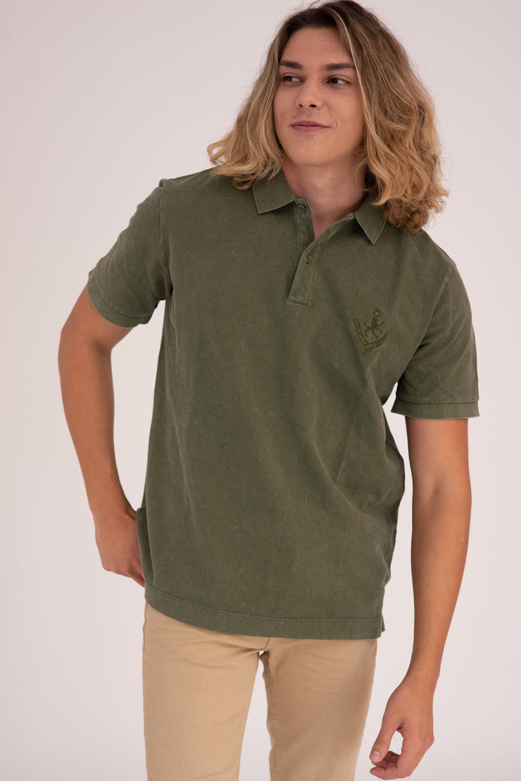 TRINITY GREEN POLOSHIRT