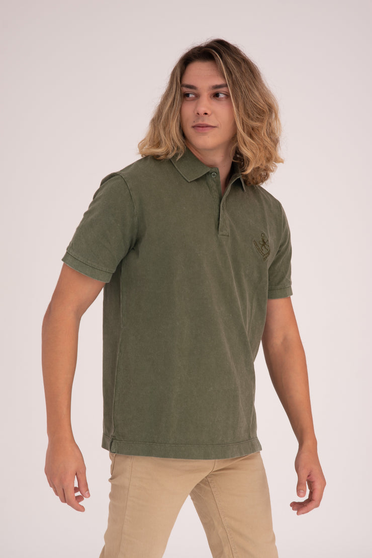 TRINITY GREEN POLOSHIRT