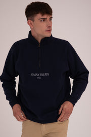 ROMANTIQUES NAVY FLEECE