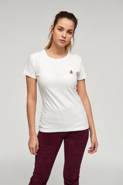 T-Shirt BB. White/Ruby