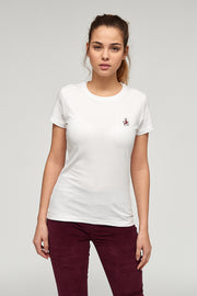 T-Shirt BB. White/Ruby