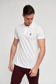 Letters white Poloshirt