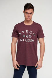 London/Seville burgundy TShirt