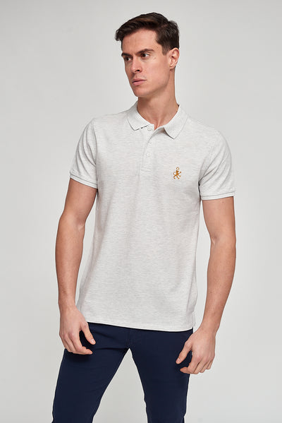 Letters pale Poloshirt